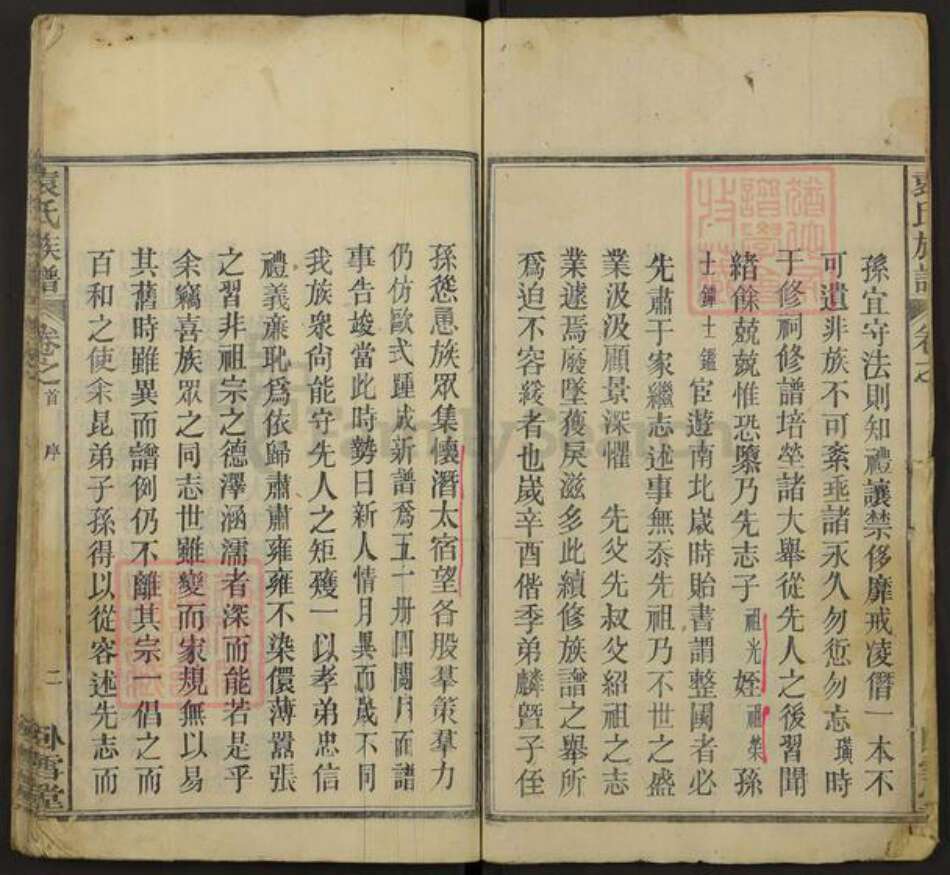 安徽省安庆市太湖县袁氏卧雪堂族谱-袁氏族谱.pdf电子版预览图2