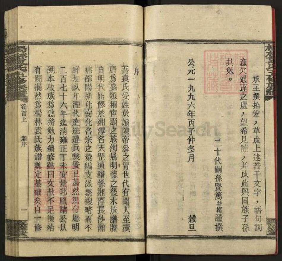 湖南省邵阳市邵阳县袁氏敦睦堂族谱-杨林袁氏五修族谱.pdf电子版预览图3