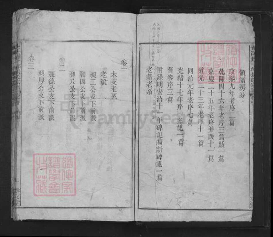 湖北省黄冈市黄梅县分路镇张氏孝友堂族谱-九江封一乡张氏宗谱.pdf电子版预览图2