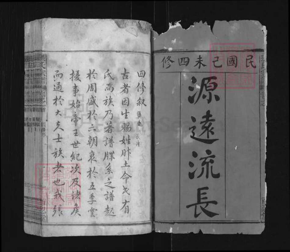 安徽省安庆市宿松县张氏百忍堂族谱-张氏宗谱.pdf电子版预览图1