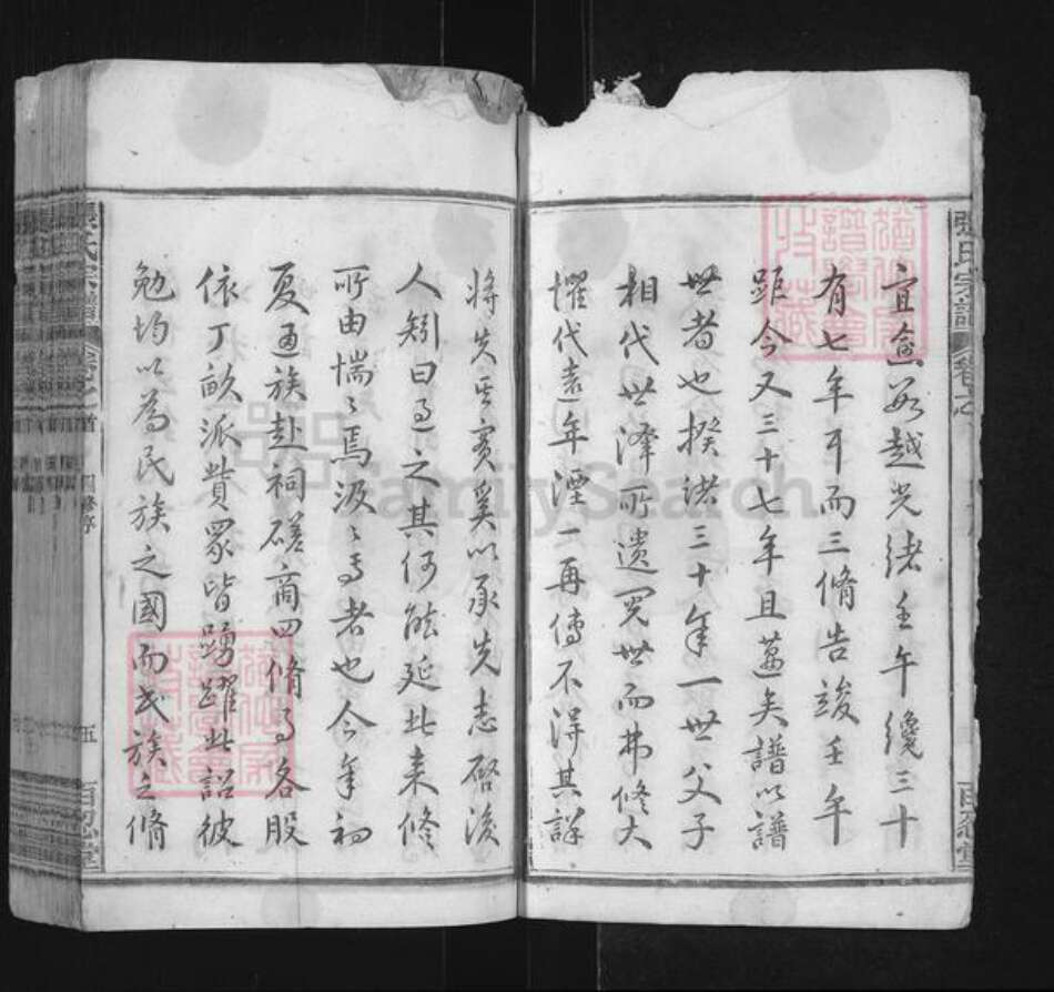 安徽省安庆市宿松县张氏百忍堂族谱-张氏宗谱.pdf电子版预览图5