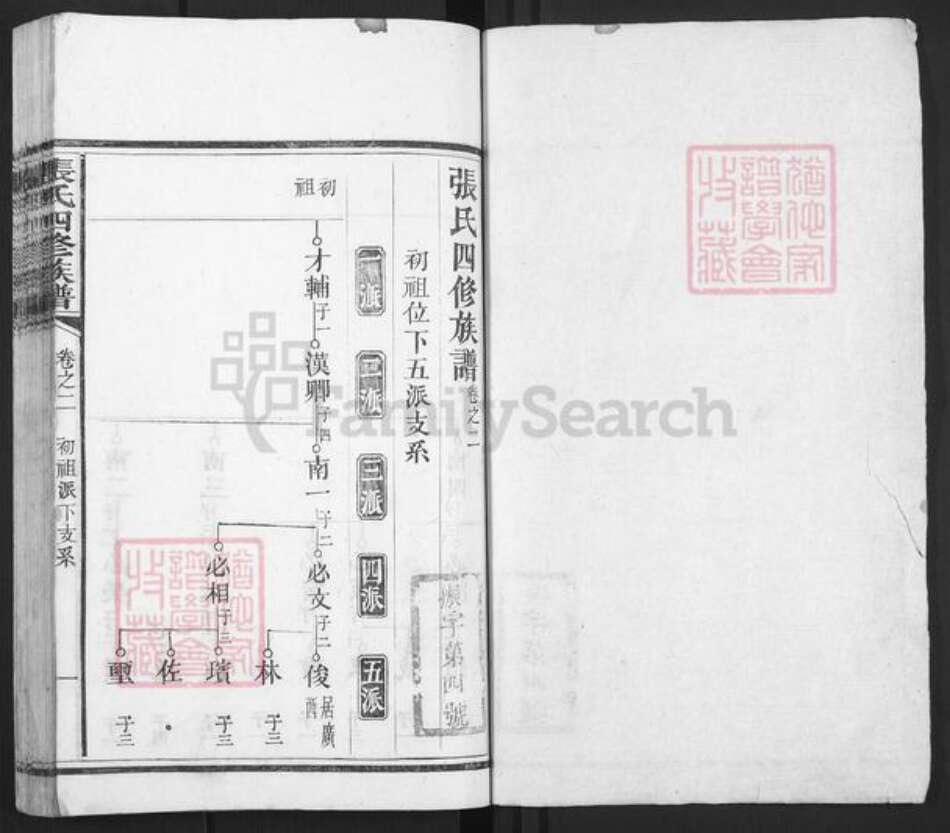 湖南省湘潭市岳塘区岳塘街道张氏族谱-张氏四修族谱.pdf电子版预览图1