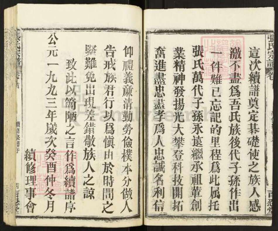 湖北省黄石市阳新县王英镇张氏百忍堂族谱-张氏宗谱.pdf电子版预览图4