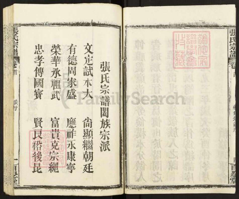 湖北省黄石市阳新县王英镇张氏百忍堂族谱-张氏宗谱.pdf电子版预览图5