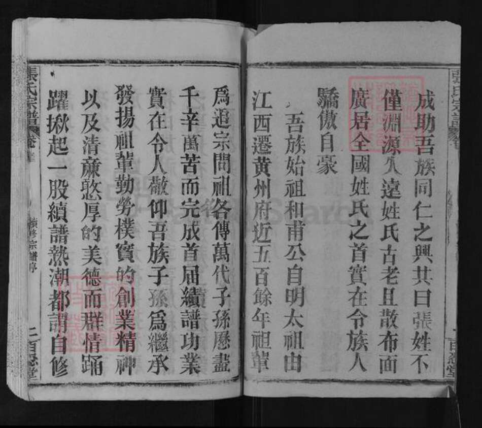 湖北省黄冈市英山县张氏百忍堂族谱-张氏宗谱.pdf电子版预览图2