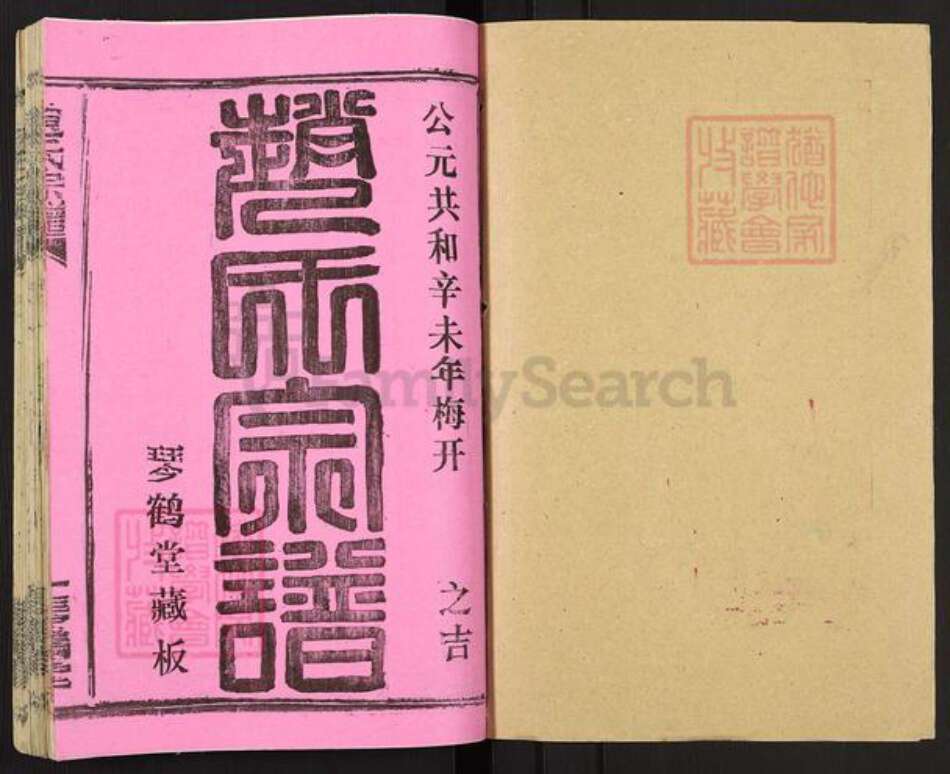 湖北省黄冈市黄州区赵氏琴鹤堂族谱-赵氏宗谱.pdf电子版预览图1