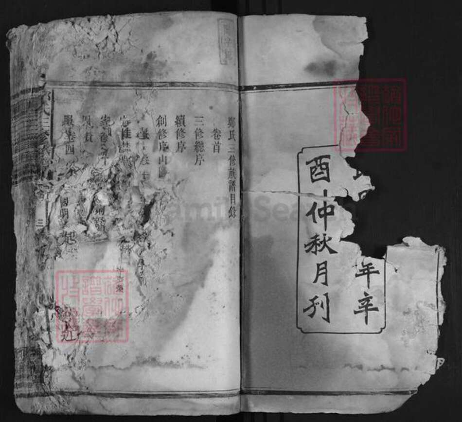 湖南省邵阳市邵阳县郑氏绍濂堂族谱-郑氏三修族谱.pdf电子版预览图1