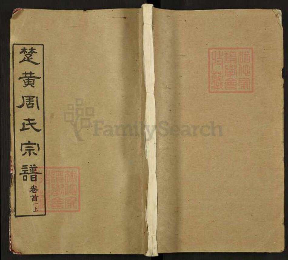 湖北省武汉市新洲区周氏爱莲堂族谱-楚黄周氏宗谱.pdf电子版缩略图