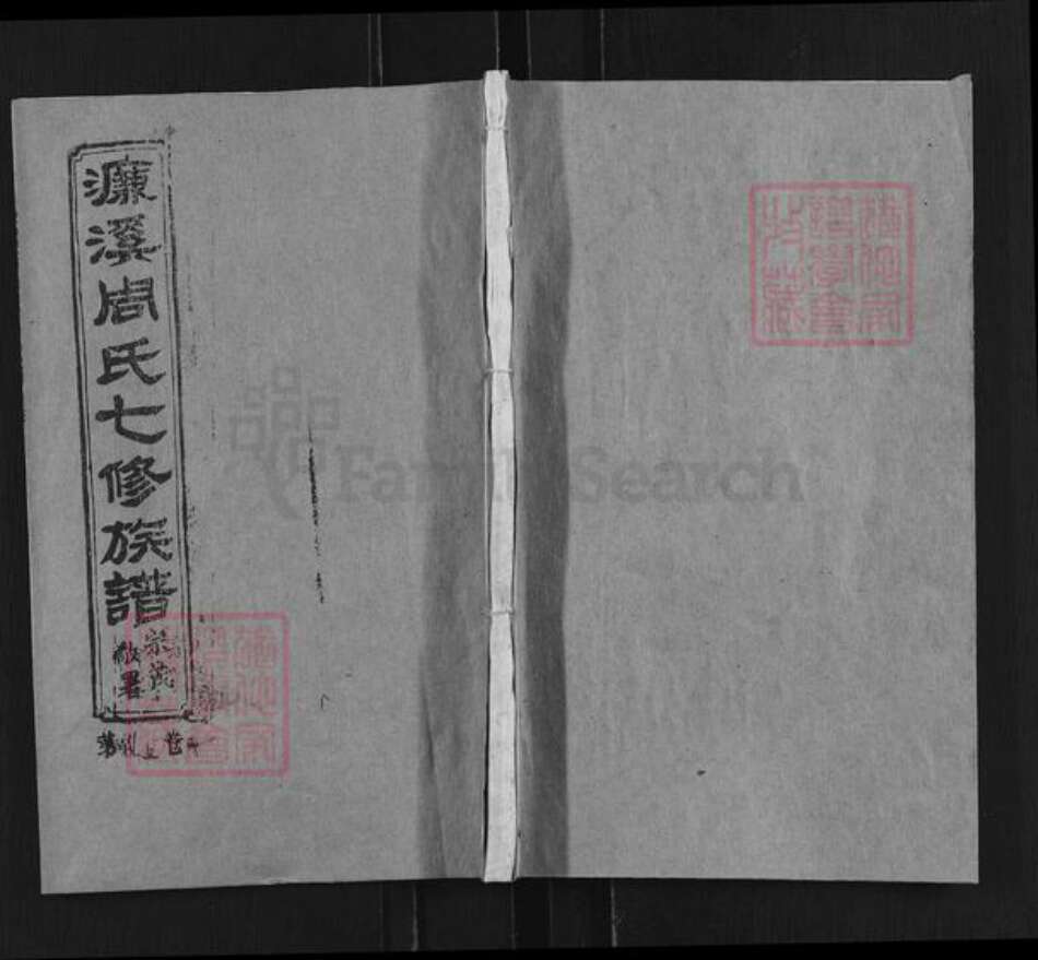 湖南省衡阳市蒸湘区周氏爱莲堂族谱-濂溪周氏七修族谱.pdf电子版缩略图