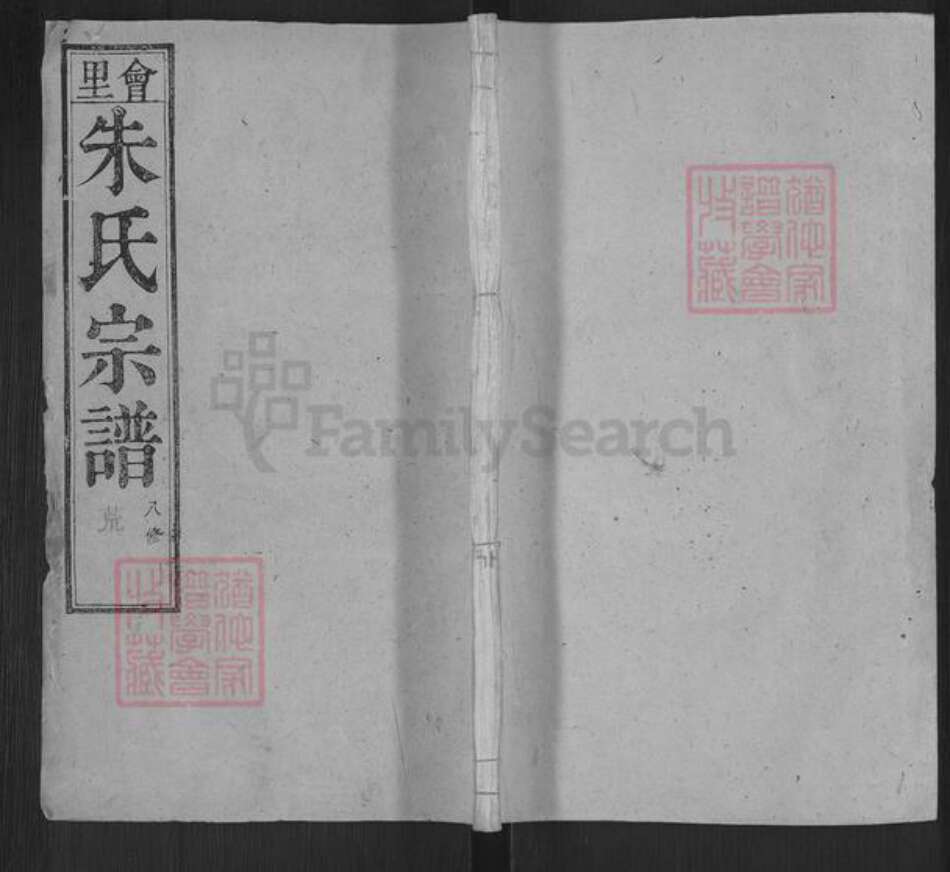 安徽省安庆市桐城市新渡镇朱氏忠恕堂族谱-会里朱氏宗谱.pdf电子版缩略图