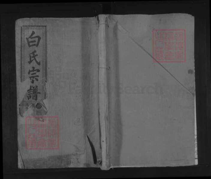 湖北省黄石市大冶市金牛镇白氏南阳堂族谱-白氏宗谱.pdf电子版缩略图