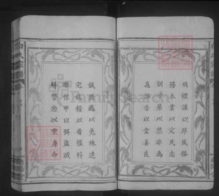 湖北省黄石市大冶市金牛镇白氏南阳堂族谱-白氏宗谱.pdf电子版预览图3