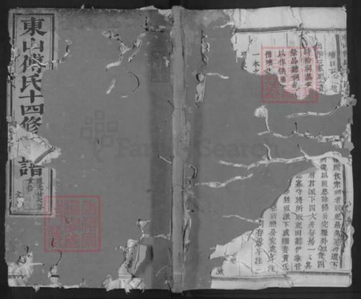 浙江省金华市傅氏族谱-东山傅氏十四修宗谱.pdf电子版缩略图