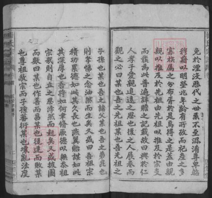 安徽省安庆市太湖县城西乡杨氏四知堂族谱-杨氏宗谱.pdf电子版预览图2