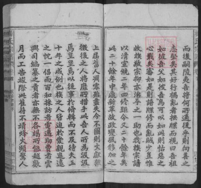 安徽省安庆市太湖县城西乡杨氏四知堂族谱-杨氏宗谱.pdf电子版预览图3