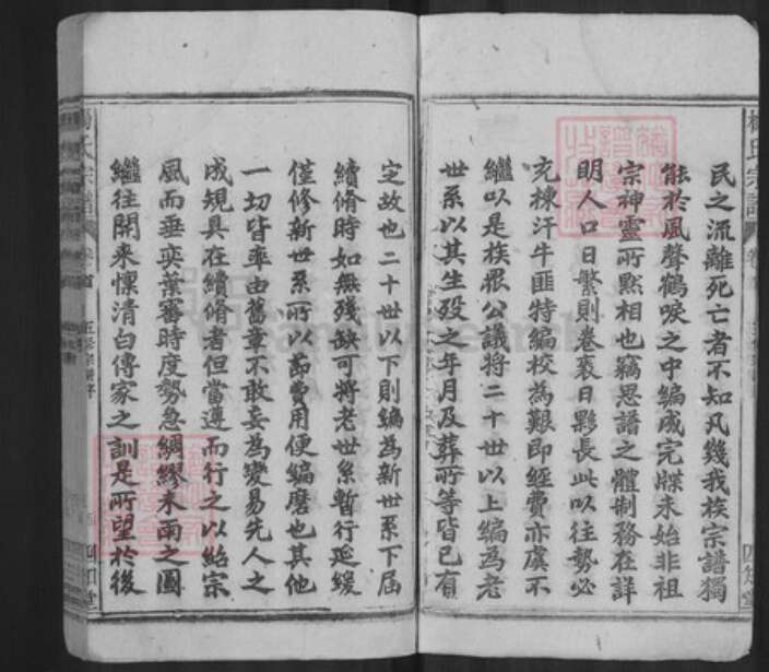 安徽省安庆市太湖县城西乡杨氏四知堂族谱-杨氏宗谱.pdf电子版预览图4