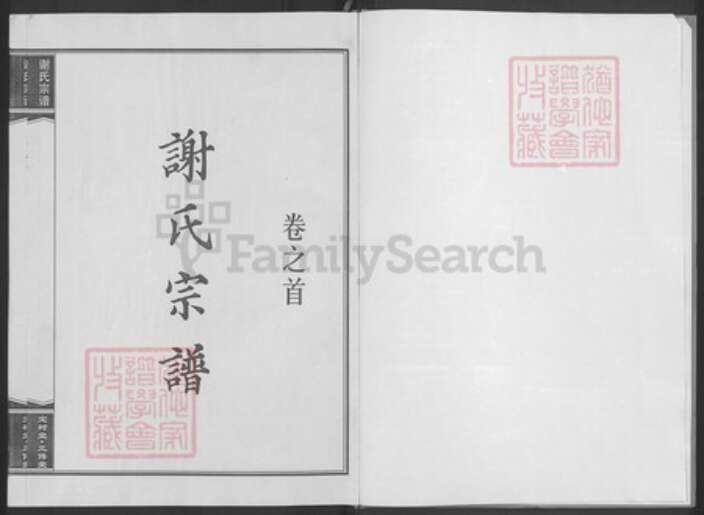 湖北省黄冈市黄梅县新开镇谢氏宝树堂族谱-谢氏宗谱.pdf电子版预览图2