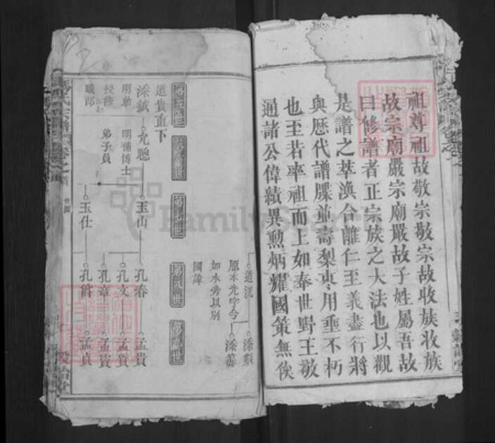 湖北省黄冈市浠水县冯氏谷诒堂族谱-冯氏宗谱.pdf电子版预览图5