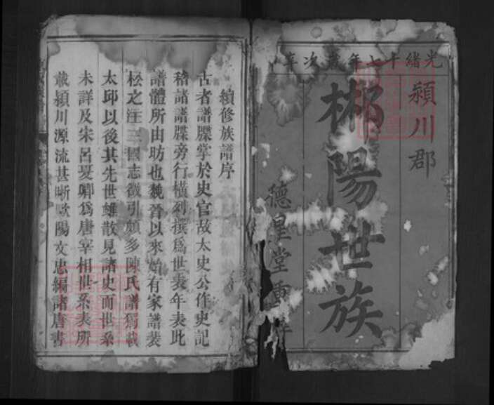 湖南省郴州市陈氏德星堂族谱-陈氏族谱.pdf电子版预览图1