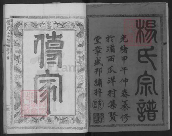 福建省南平市浦城县永兴镇杨氏集贤堂族谱-杨氏宗谱.pdf电子版预览图2