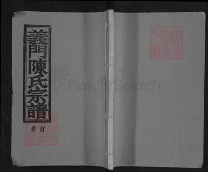 湖北省黄冈市武穴市陈氏大义堂族谱-义门陈氏大成宗谱.pdf电子版缩略图