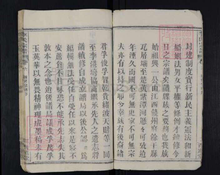 湖北省黄冈市红安县杏花乡李氏青莲堂族谱-李氏宗谱.pdf电子版预览图3