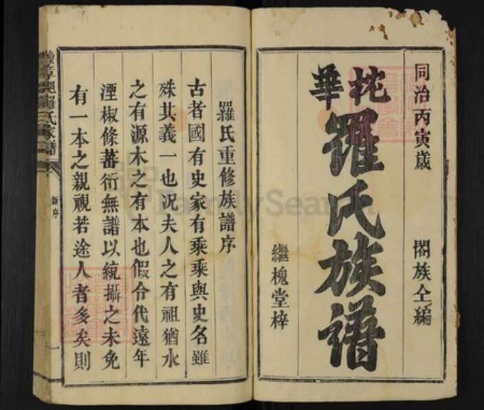 福建省三明市宁化县安乐镇罗氏继槐堂族谱-豫章郡罗氏家谱.pdf电子版预览图1