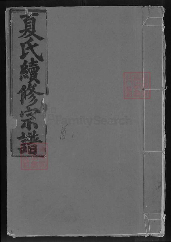 湖北省武汉市武昌区夏氏敦睦堂族谱-夏氏续修宗谱.pdf电子版缩略图