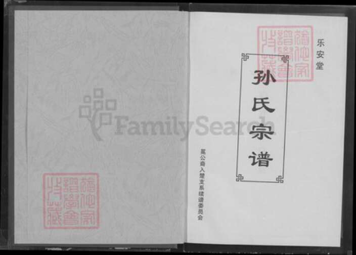 湖北省荆门市钟祥市孙氏乐安堂族谱-孙氏宗谱.pdf电子版预览图2