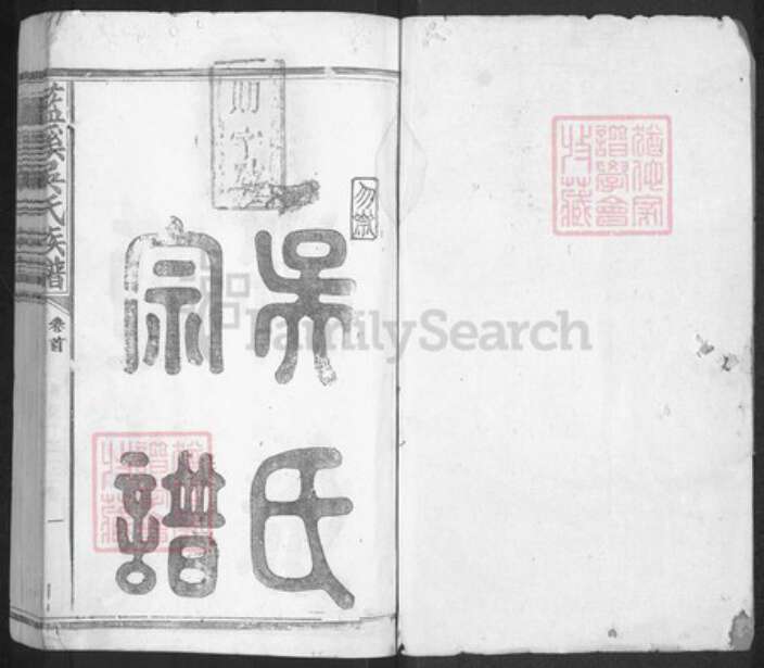 湖南省永州市蓝山县吴氏族谱-蓝溪吴氏宗谱.pdf电子版预览图1