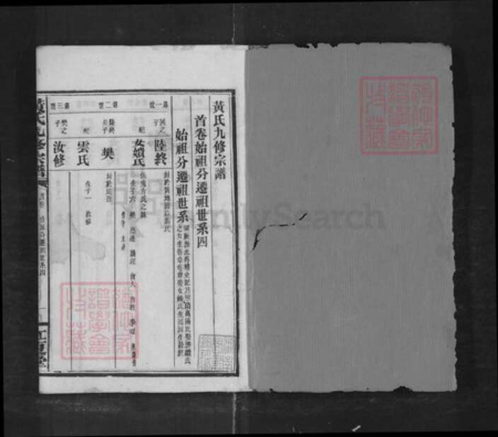 福建省漳州市平和县九峰黄氏族谱-黄氏宗谱[43卷].pdf电子版预览图1