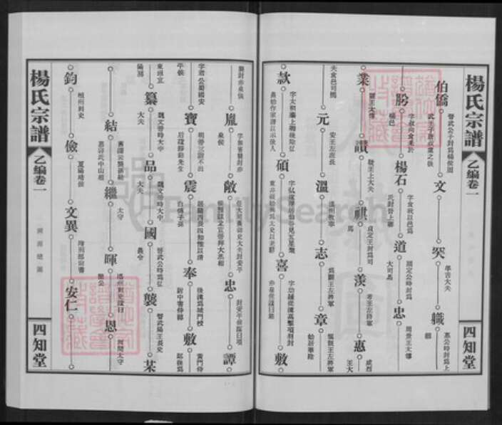 湖北省武汉市蔡甸区杨氏四知堂族谱-杨氏宗谱.pdf电子版预览图3