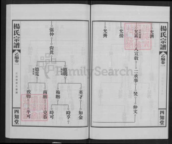 湖北省武汉市蔡甸区杨氏四知堂族谱-杨氏宗谱.pdf电子版预览图5