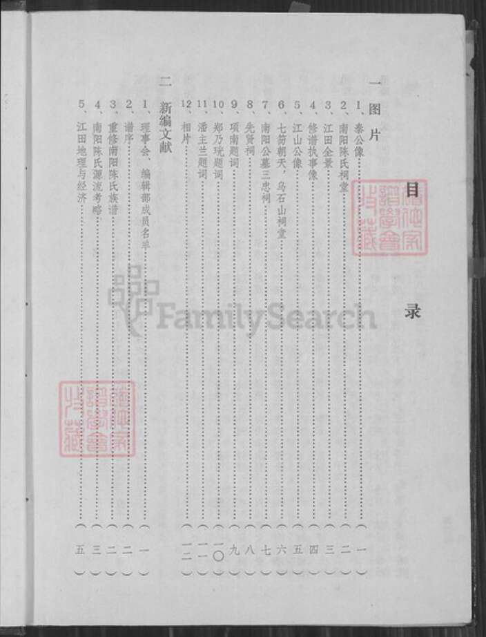 福建省福州市长乐区江田镇福建省福州市长乐区陈；陈氏族谱-重修南阳陈氏族谱.pdf电子版预览图1