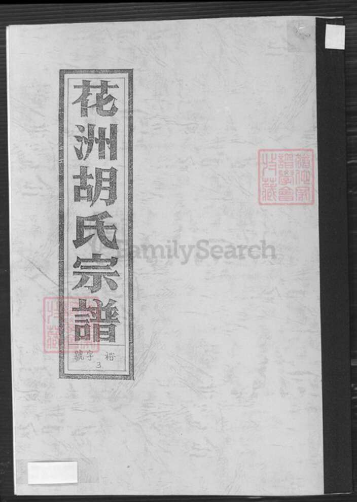 浙江省衢州开化县华端口镇胡氏惠宗堂族谱-花洲胡氏宗谱.pdf电子版缩略图