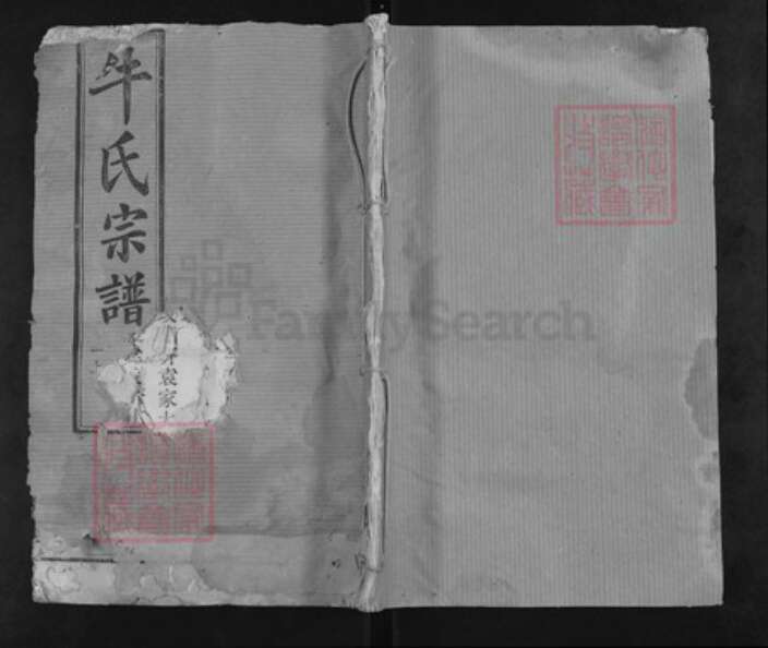 湖北省黄冈市黄州区牛氏崇伦堂族谱-牛氏宗谱.pdf电子版