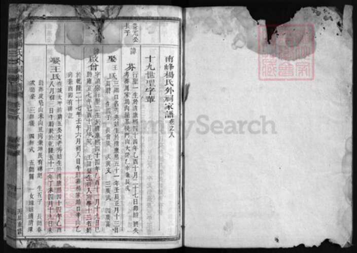 浙江省衢州江山市杨氏永思堂族谱-杨氏外祠家谱 [14卷,首末各1卷].pdf电子版预览图1