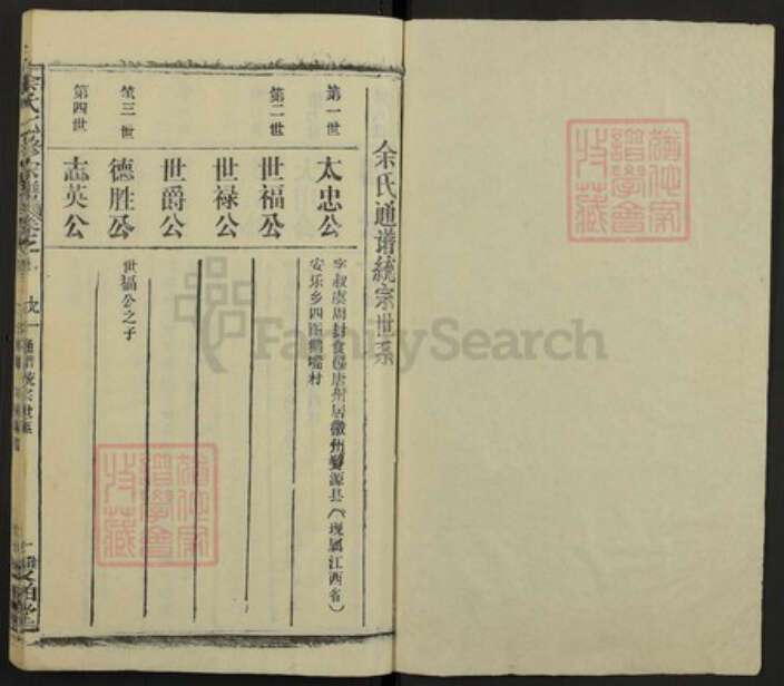 湖北省余氏族谱-余氏七修族谱.pdf电子版预览图1