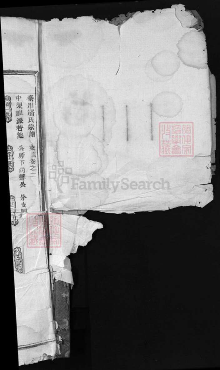 浙江省温州市永嘉县潘氏族谱-泰川潘氏宗谱.pdf电子版预览图1