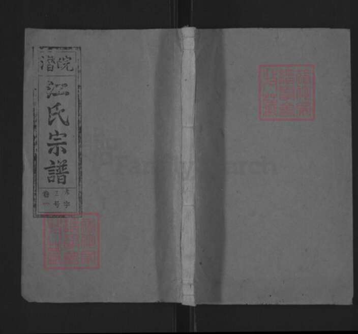 安徽省安庆市潜山市王河镇江氏亲睦堂族谱-皖潜江氏宗谱.pdf电子版缩略图