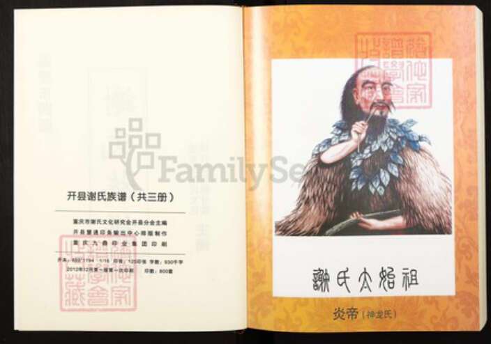 重庆市万州区四川省万州开县谢；谢氏宝树堂族谱-重庆市开县谢氏族谱.pdf电子版预览图2