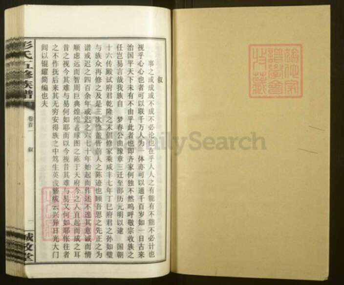 湖南省邵阳市隆回县桃洪彭氏诚敬堂族谱-大冲彭氏五修族谱.pdf电子版预览图1