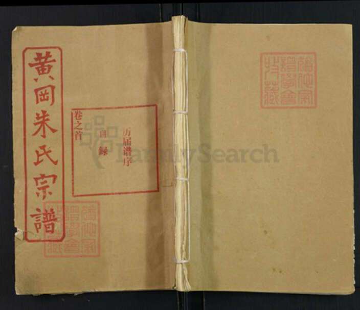 湖北省武汉市新洲区朱氏族谱-黄冈朱氏宗谱.pdf电子版缩略图