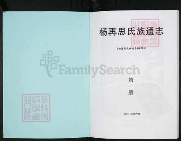 贵州省黔东南苗族侗族自治州凯里市杨氏族谱-杨再思氏族通志.pdf电子版预览图1