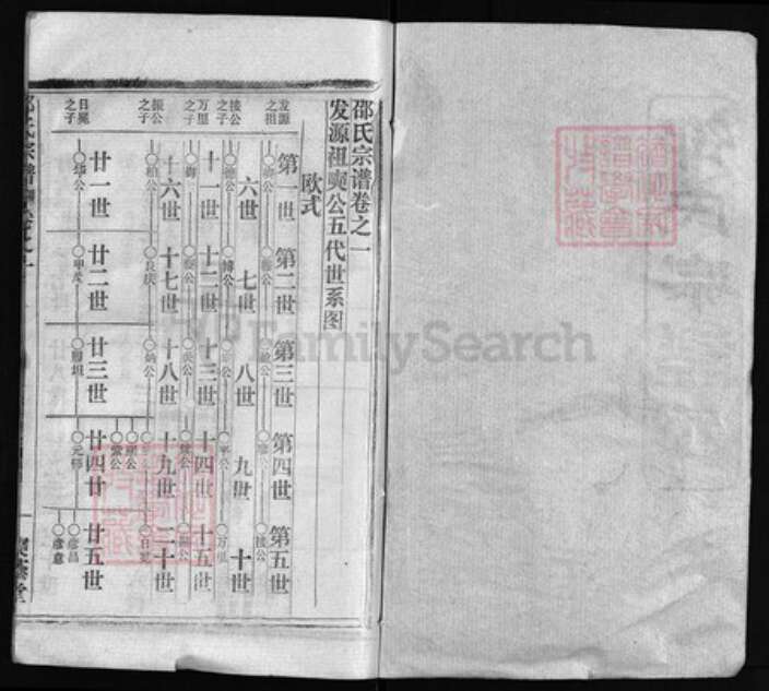 湖北省黄冈市黄州区邵氏族谱-邵氏宗谱 [80卷,首4卷].pdf电子版预览图1