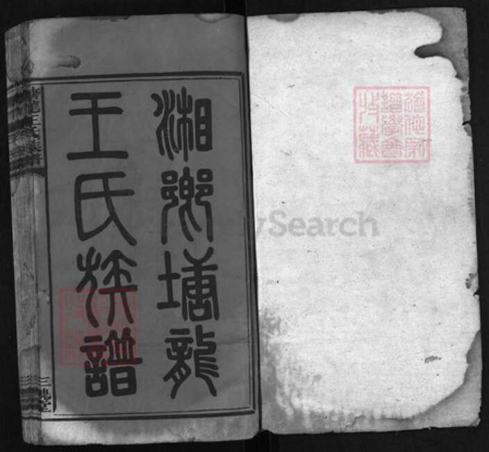 湖南省湘潭市王氏族谱-上湘塘龙王氏五修族谱 [5卷, 首1卷].pdf电子版预览图1