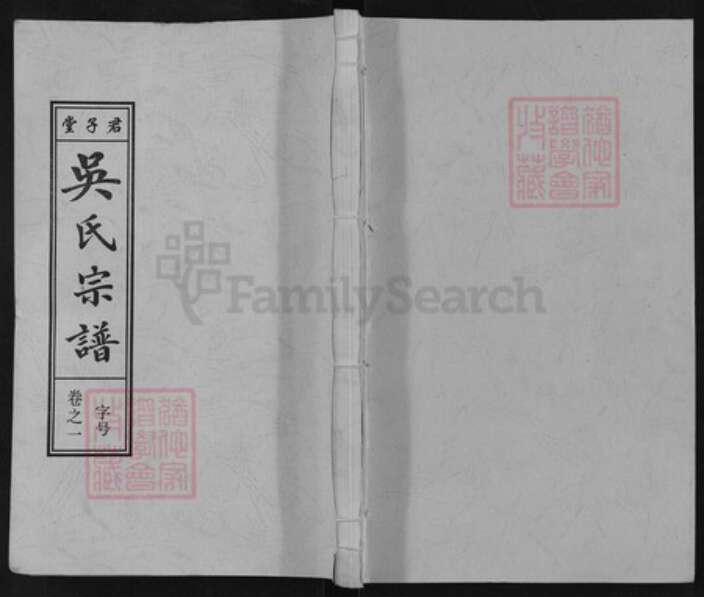 安徽省安庆市桐城市吴氏君子堂族谱-吴氏宗谱.pdf电子版缩略图