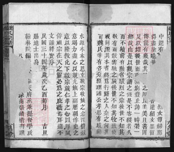 湖北省黄冈市黄州区魏氏族谱-魏氏宗谱.pdf电子版预览图3