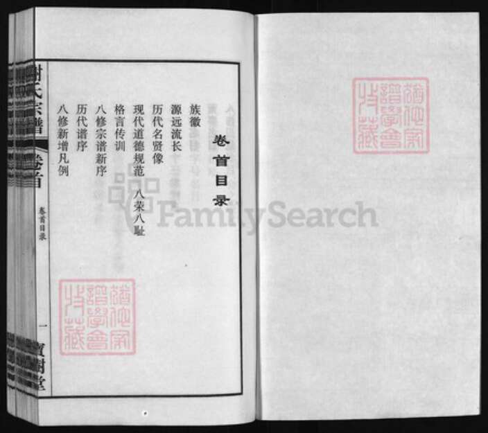 安徽省安庆市桐城市谢氏族谱-桐城双港铺谢氏宗谱 [23卷,首末各1卷].pdf电子版预览图1