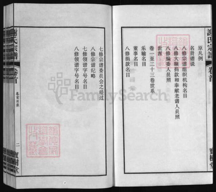 安徽省安庆市桐城市谢氏族谱-桐城双港铺谢氏宗谱 [23卷,首末各1卷].pdf电子版预览图2